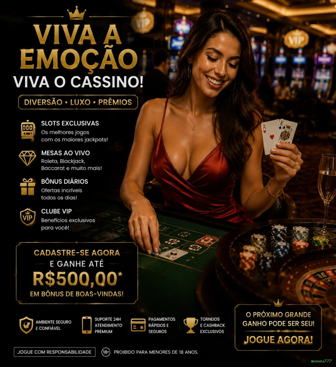 Programa VIP exclusivo da museu777